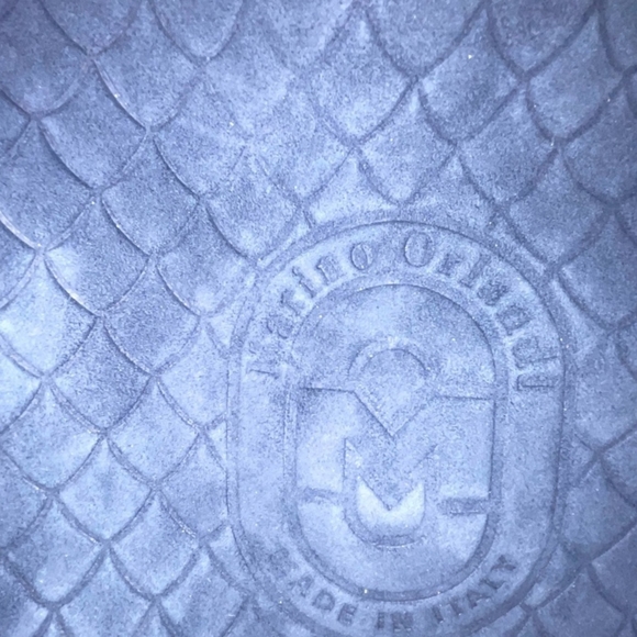 😍NWT Marino Orlandi Made in Italy Blue Suede Purse - Picture 5 of 15